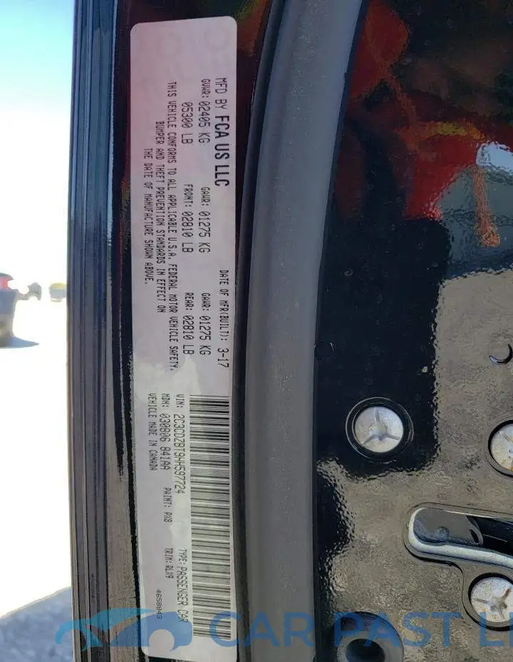 2C3CDZBT9HH597724# 10