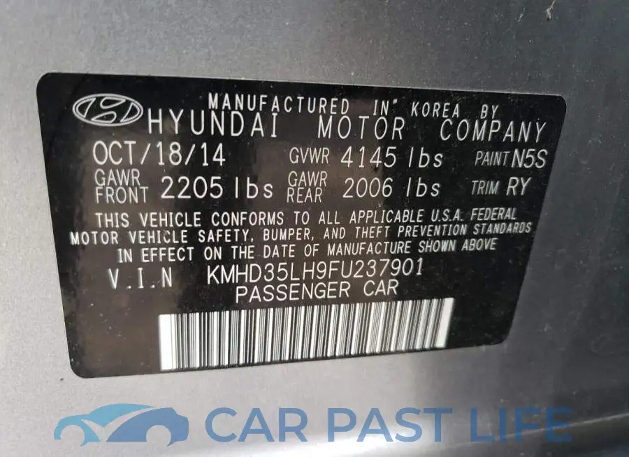 KMHD35LH9FU237901# 12