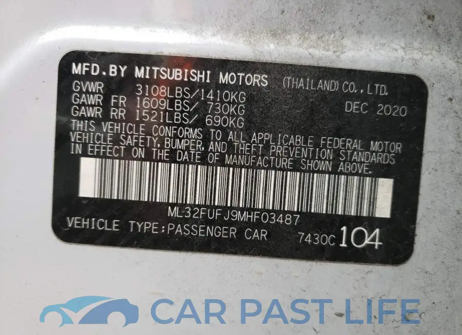 ML32FUFJ9MHF03487# 1