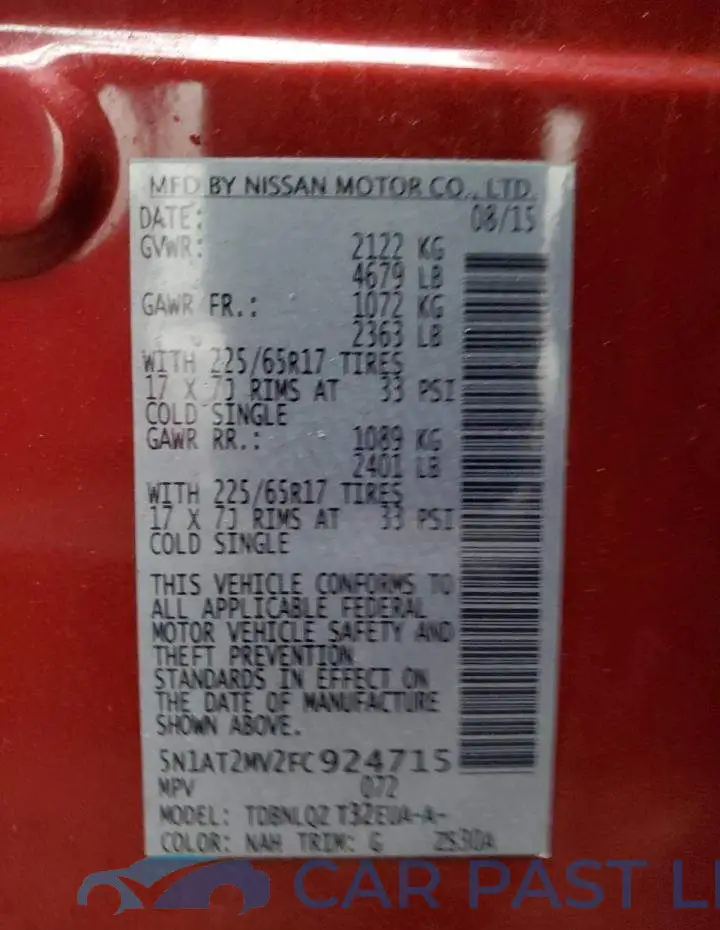 5N1AT2MV2FC924715# 13