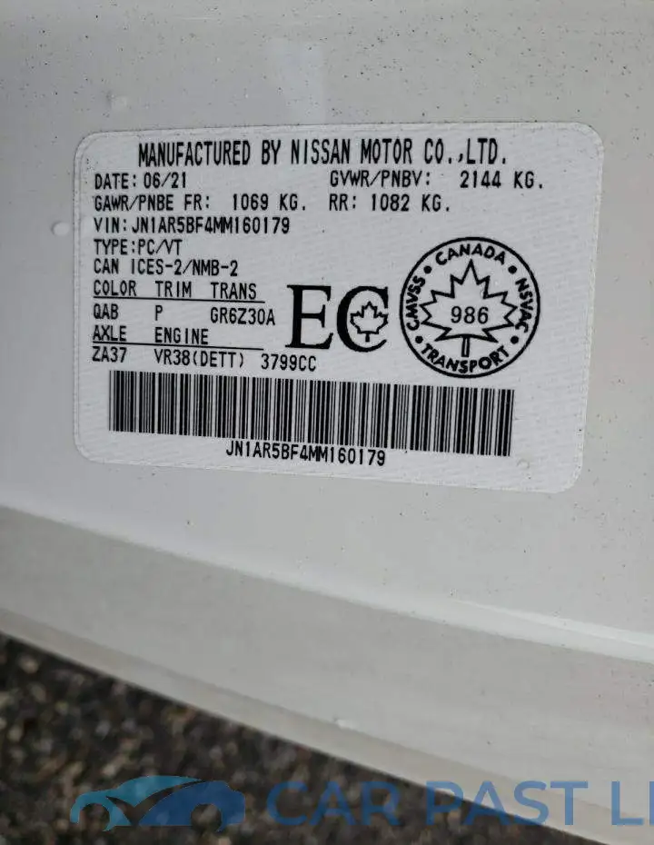 JN1AR5BF4MM160179# 12