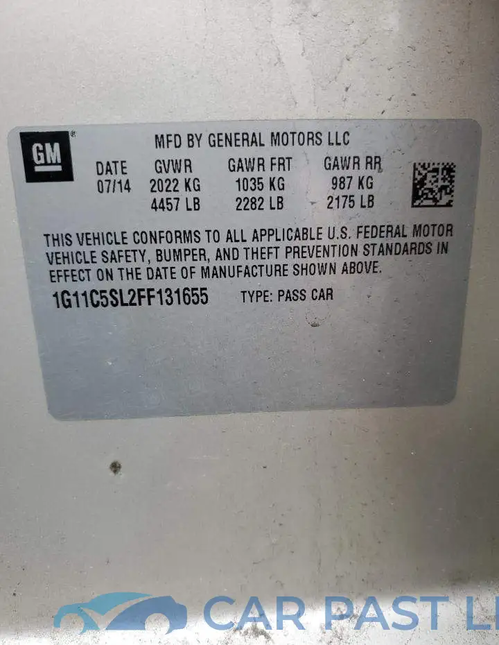 1G11C5SL2FF131655# 12