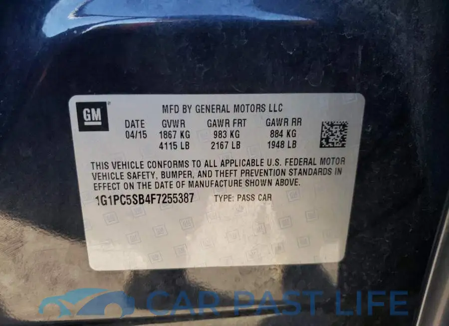 1G1PC5SB4F7255387# 12