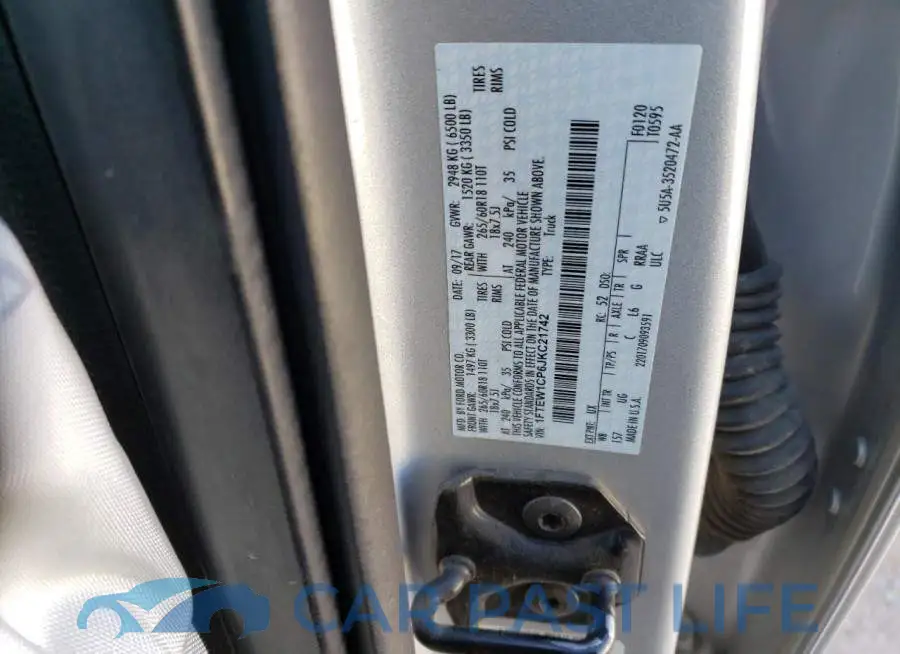 1FTEW1CP6JKC21742# 12