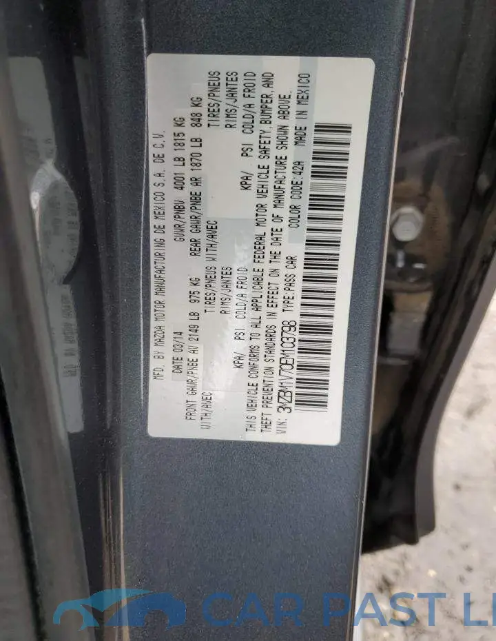 3MZBM1V70EM103798# 12