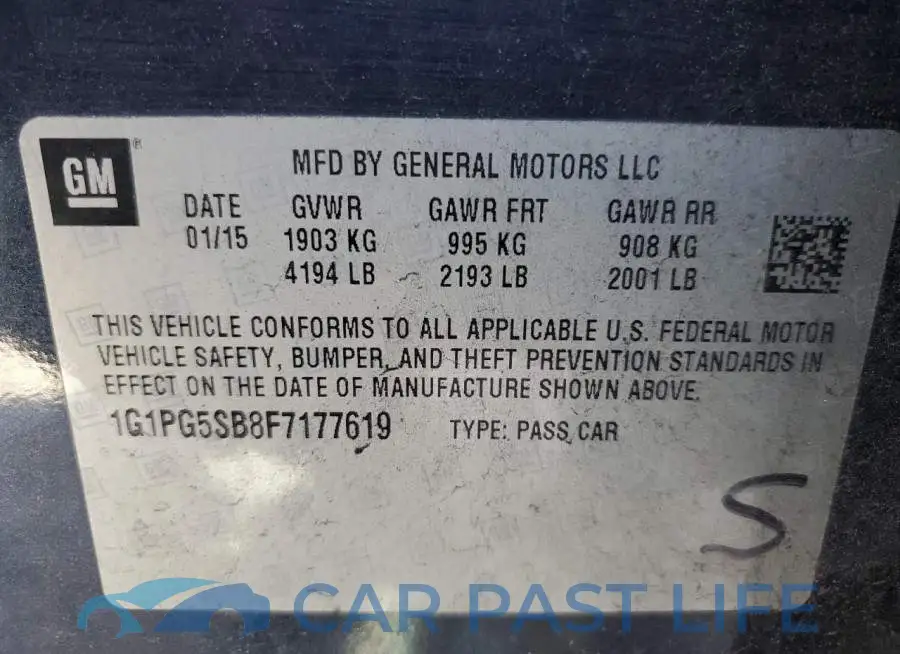 1G1PG5SB8F7177619# 12
