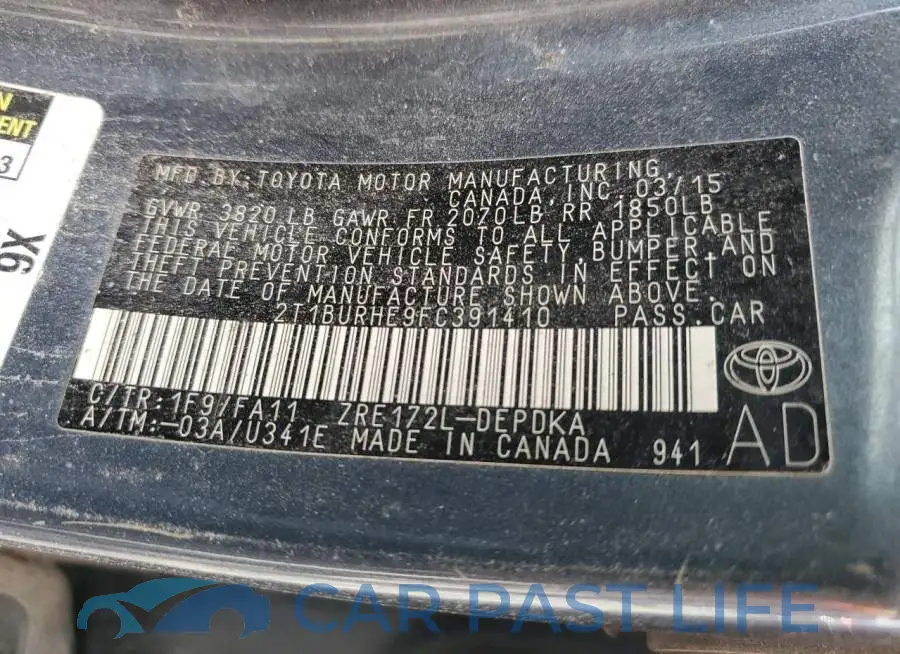 2T1BURHE9FC391410# 12