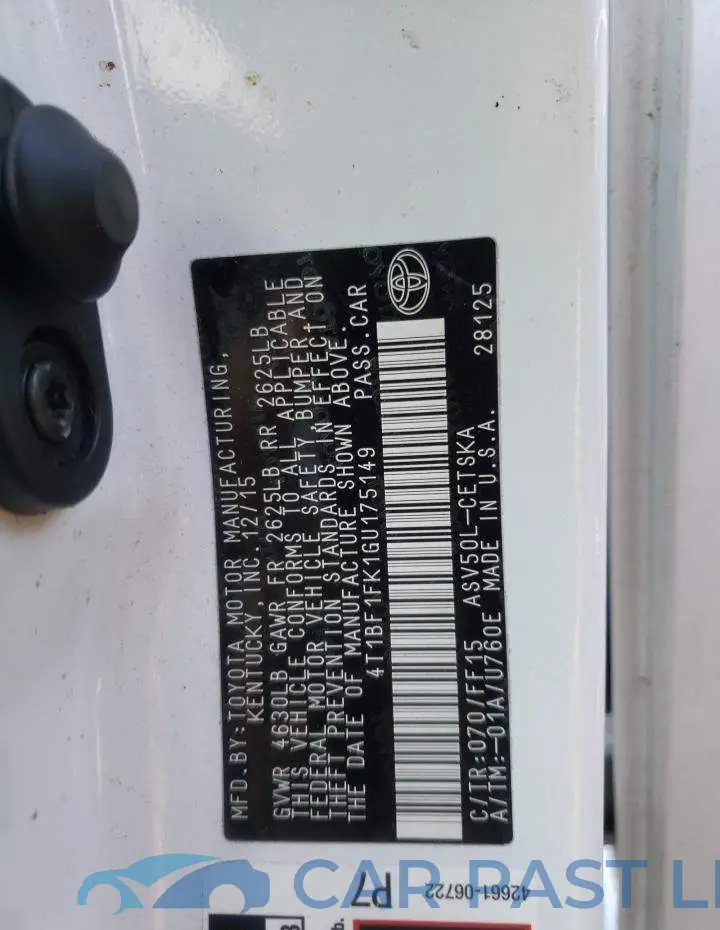 4T1BF1FK1GU175149# 12