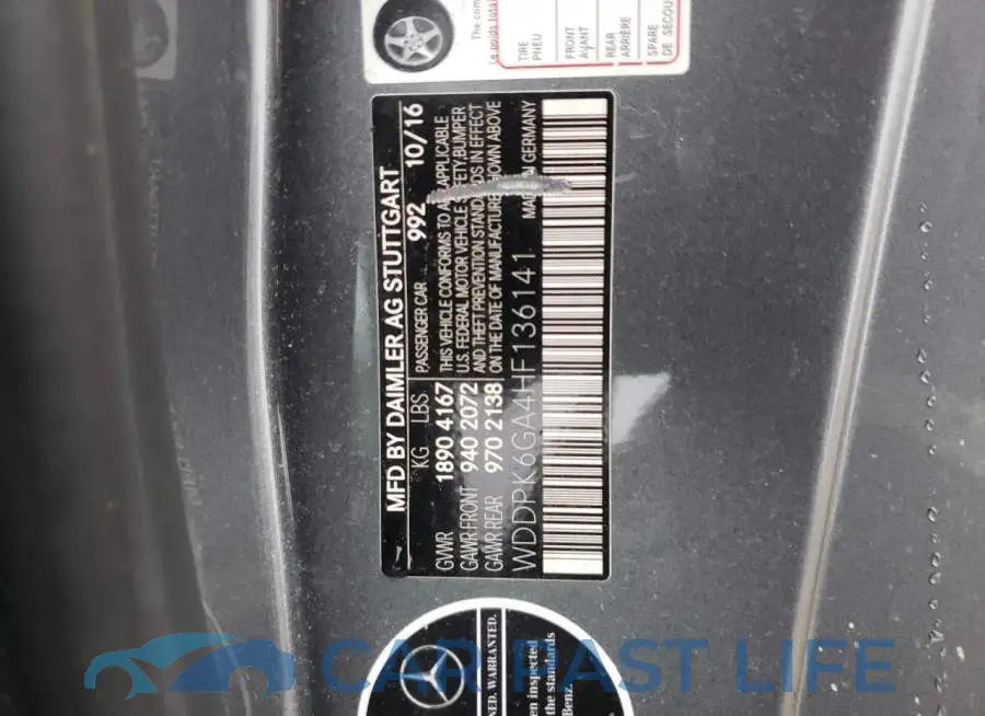 WDDPK6GA4HF136141# 12