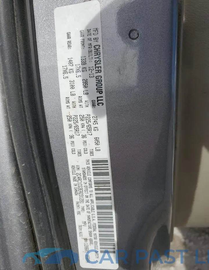 2C4RC1CG3ER231291# 13