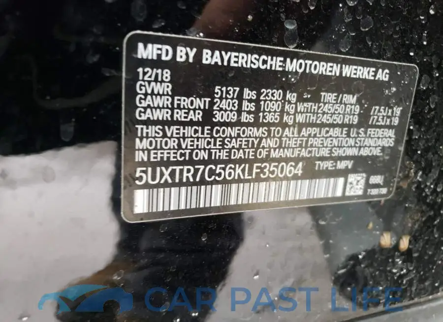 5UXTR7C56KLF35064# 13