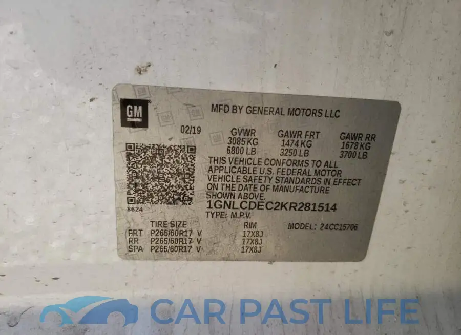 1GNLCDEC2KR281514# 13