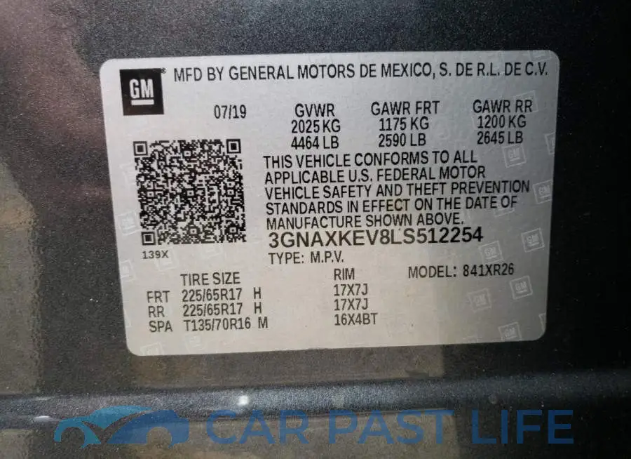 3GNAXKEV8LS512254# 13