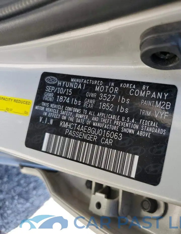 KMHCT4AE8GU016063# 10