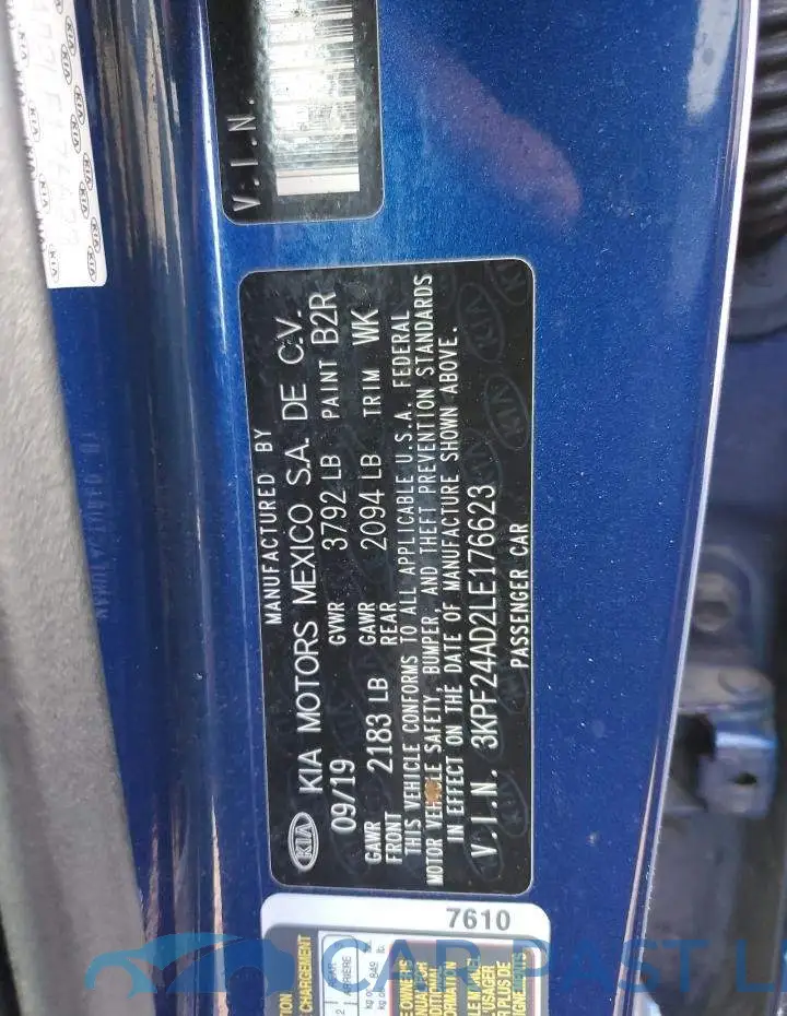 3KPF24AD2LE176623# 12