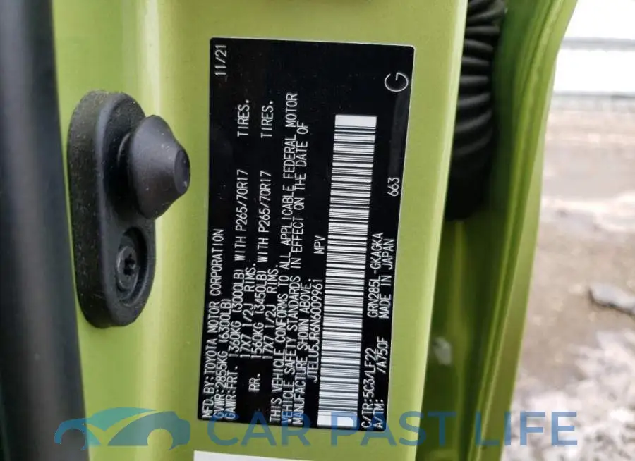 JTELU5JR6N6009961# 13