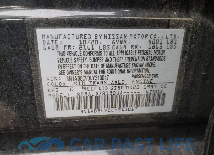 3N1AB8CV0LY313017# 13