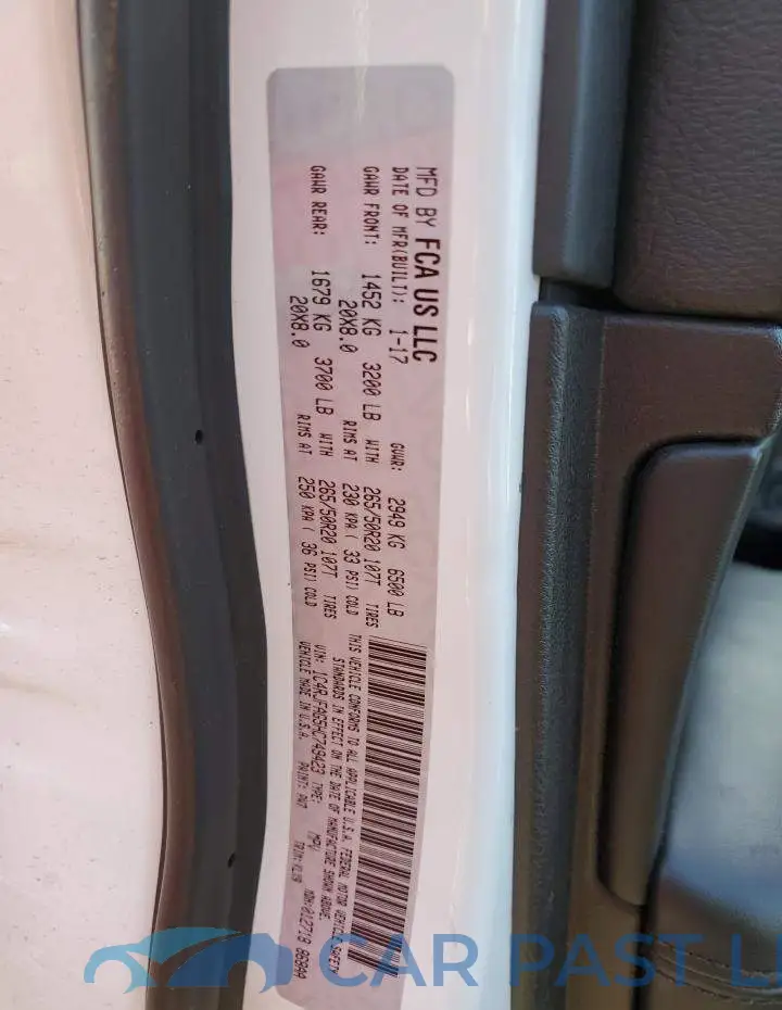 1C4RJFAG5HC749423# 13