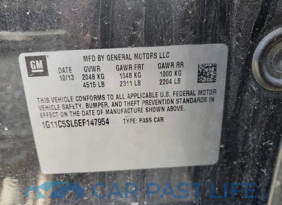 1G11C5SL6EF147954# 12
