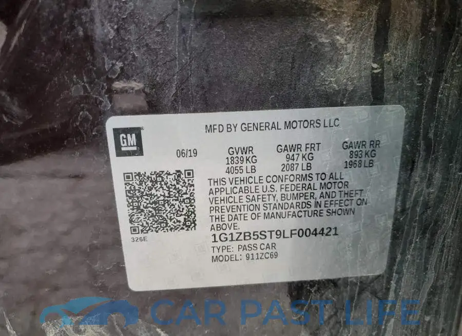 1G1ZB5ST9LF004421# 12