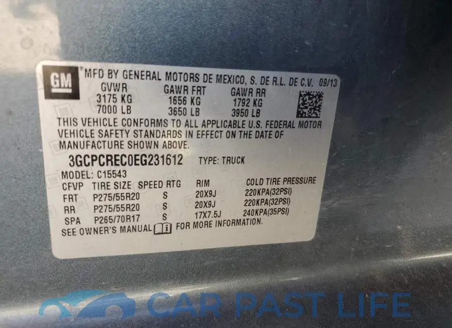 3GCPCREC0EG231612# 10