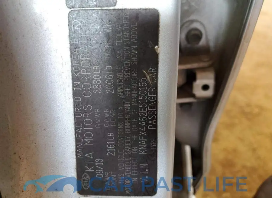KNAFX4A62E5150165# 13