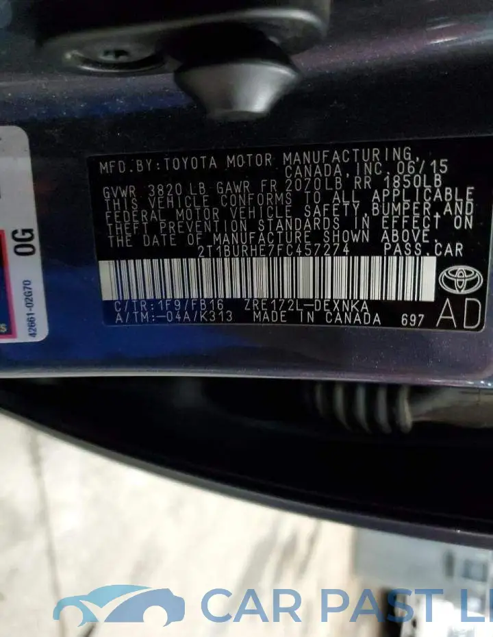 2T1BURHE7FC457274# 13