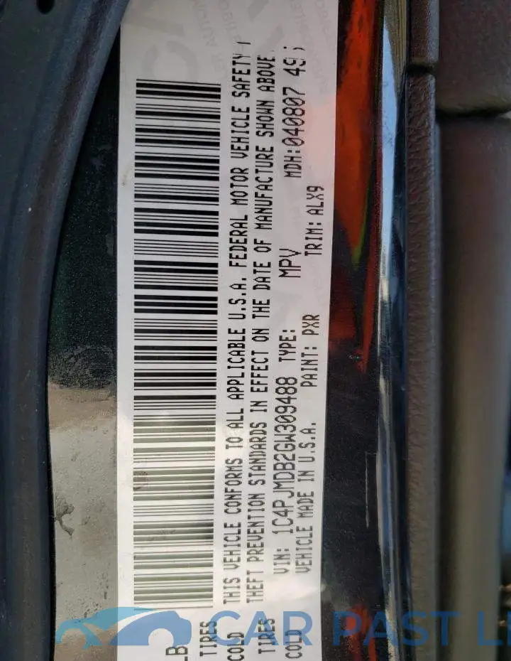 1C4PJMDB2GW309488# 13