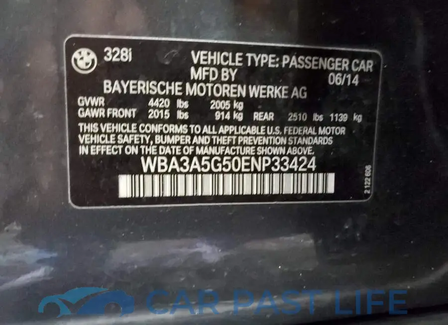 WBA3A5G50ENP33424# 12