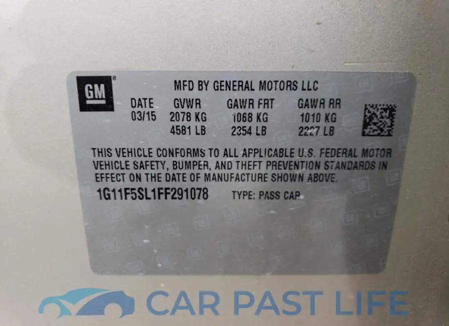 1G11F5SL1FF291078# 12