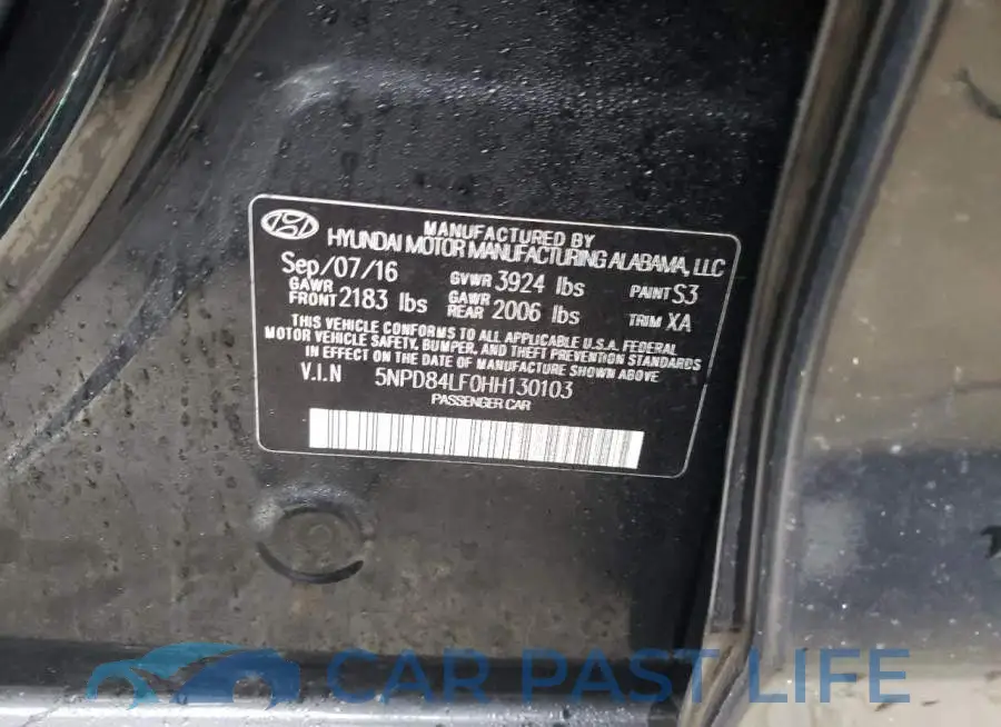5NPD84LF0HH130103# 12