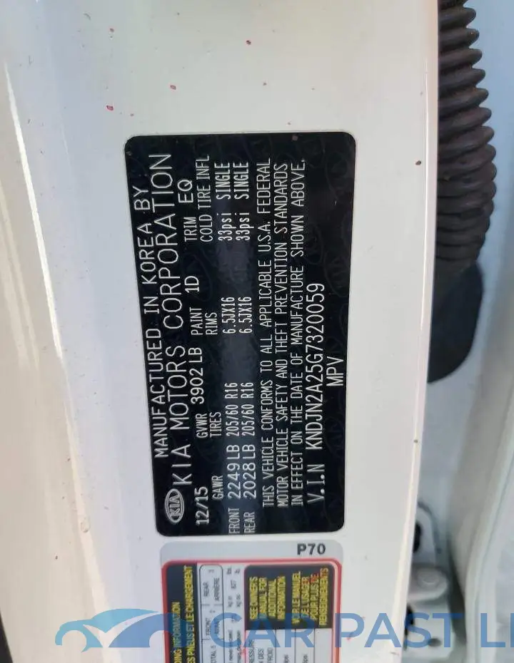 KNDJN2A25G7320059# 12