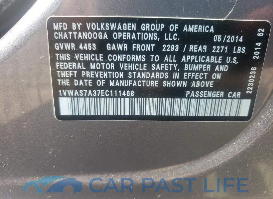 1VWAS7A37EC111468# 10