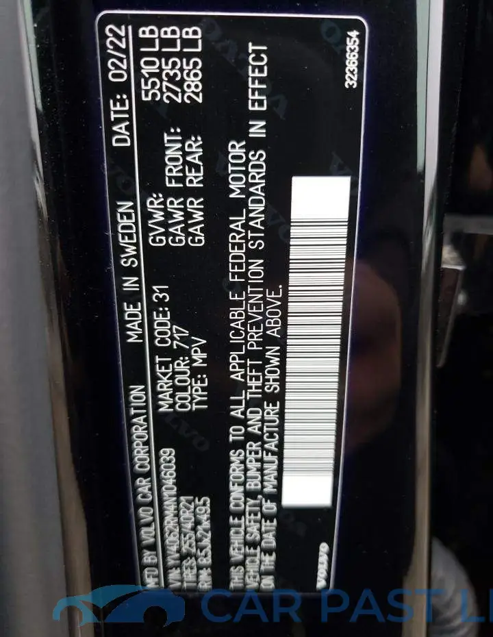 YV4062RM4N1046039# 12