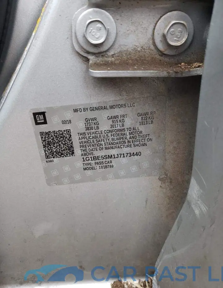 1G1BE5SM1J7173440# 12