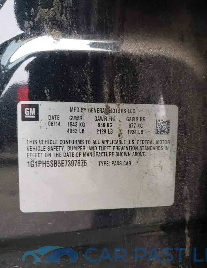 1G1PH5SB5E7397876# 12