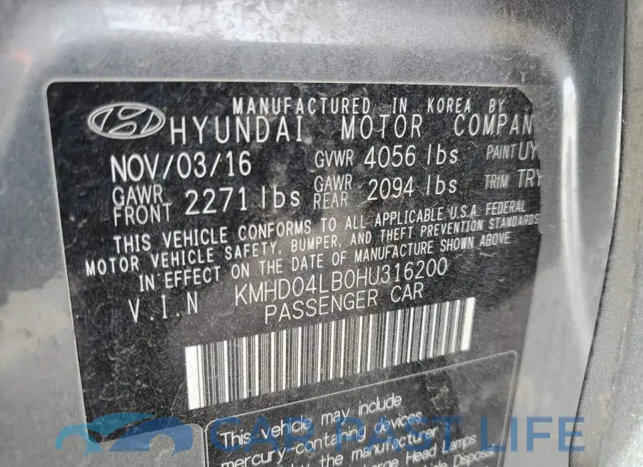 KMHD04LB0HU316200# 12