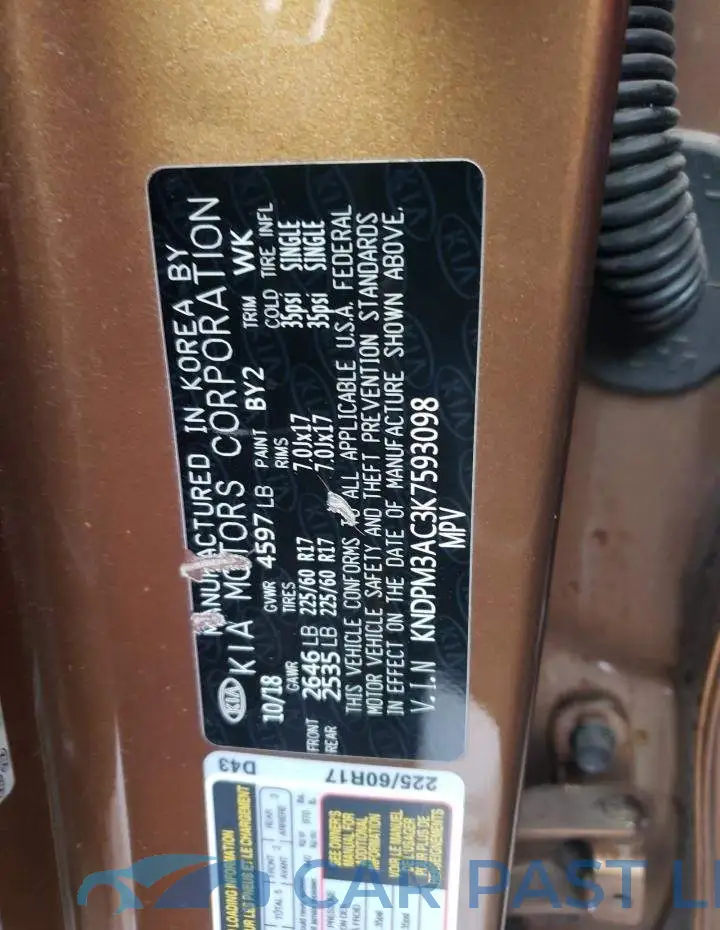 KNDPM3AC3K7593098# 10