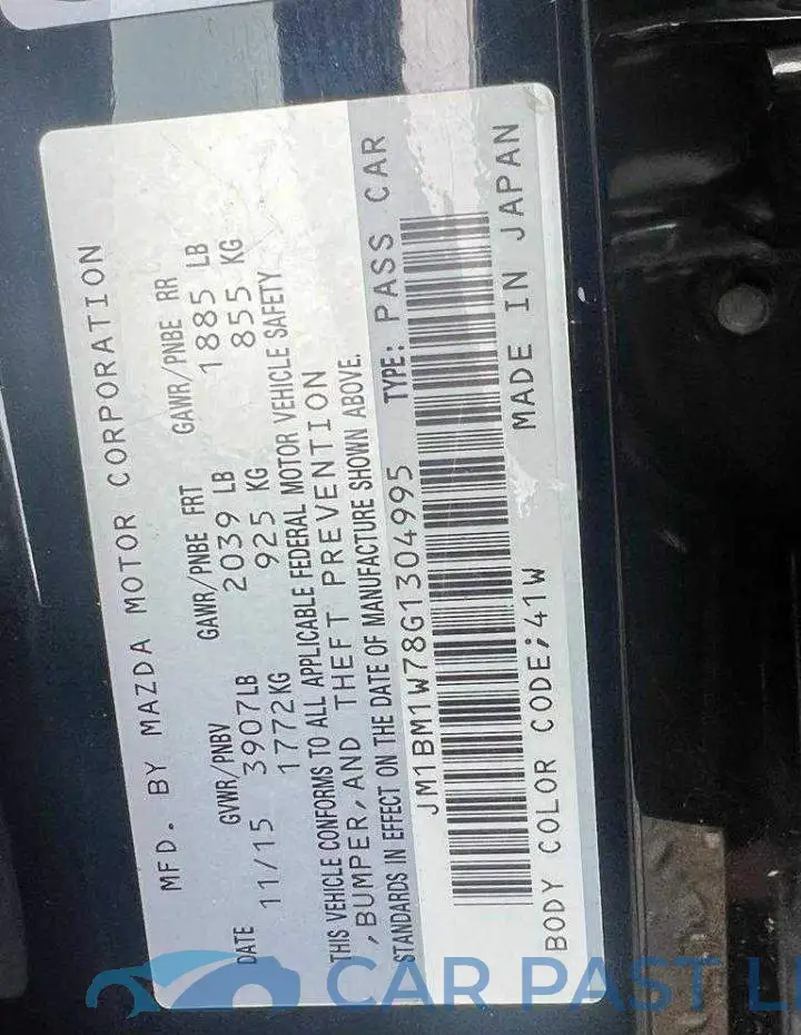 JM1BM1W78G1304995# 10