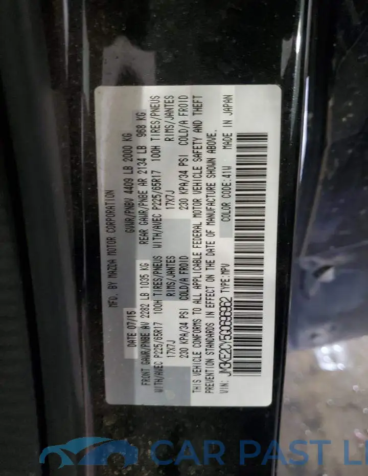 JM3KE2CY5G0696962# 10