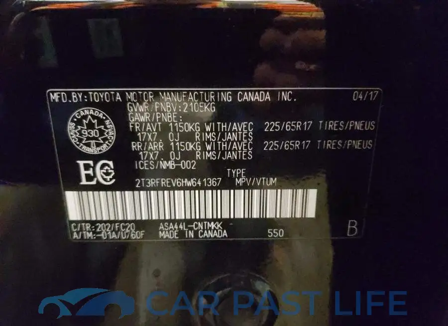 2T3RFREV6HW641367# 13