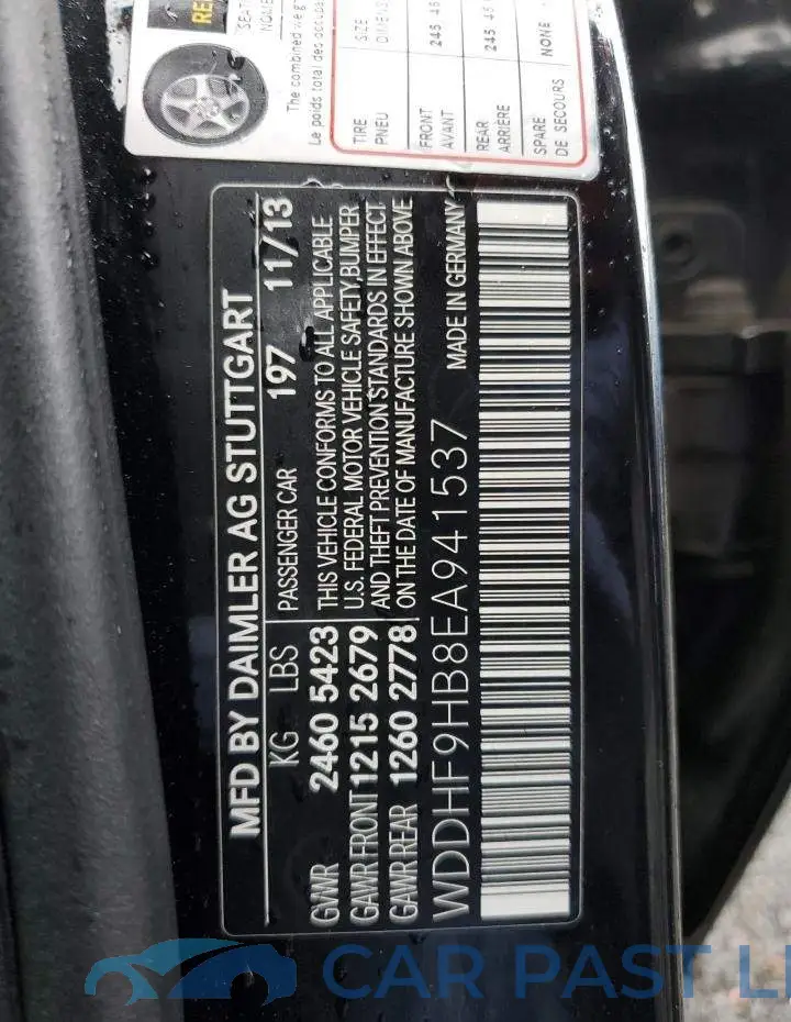 WDDHF9HB8EA941537# 12