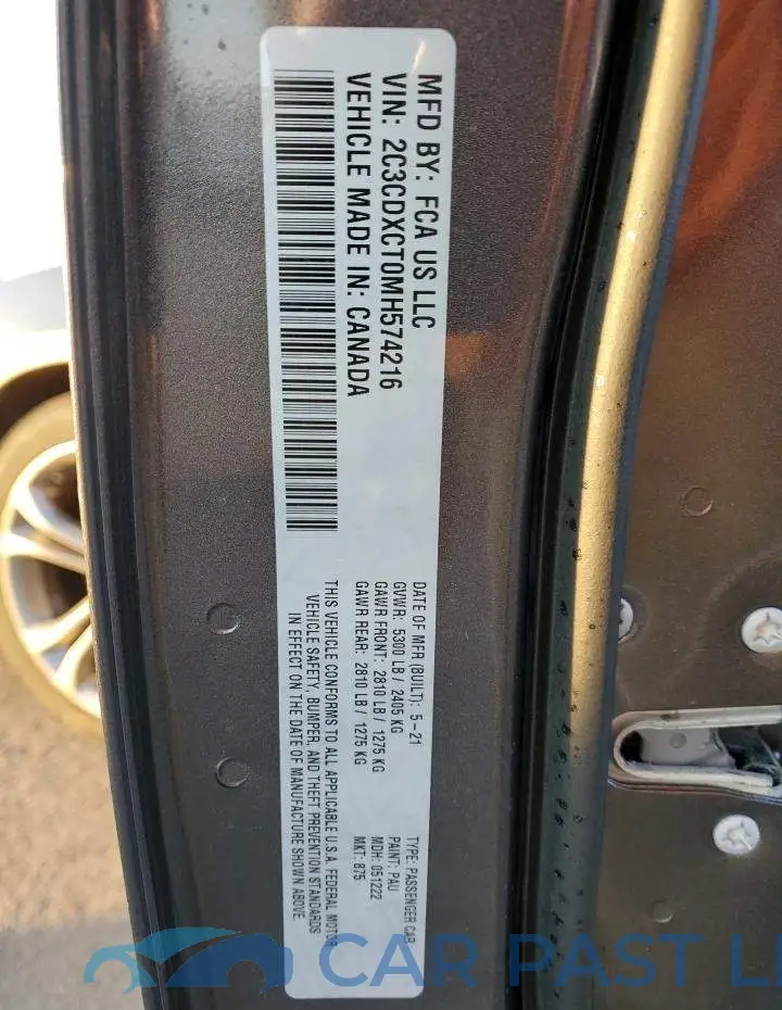 2C3CDXCT0MH574216# 12