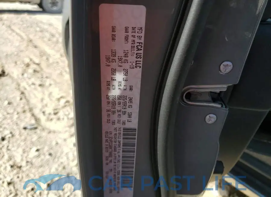 3C4PDCGB9KT700892# 13
