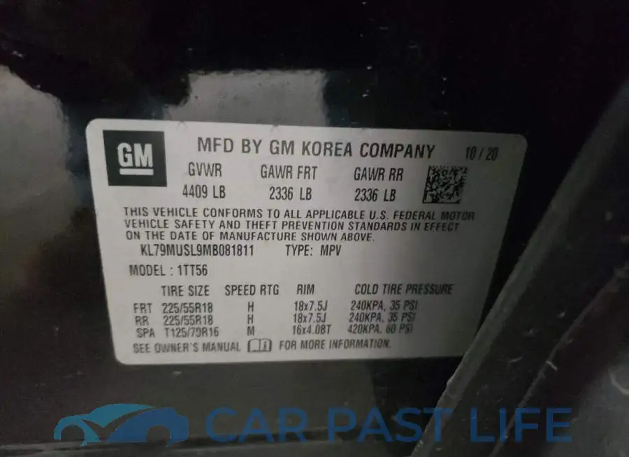 KL79MUSL9MB081811# 10