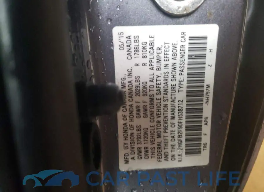 2HGFB2F90FH538712# 12