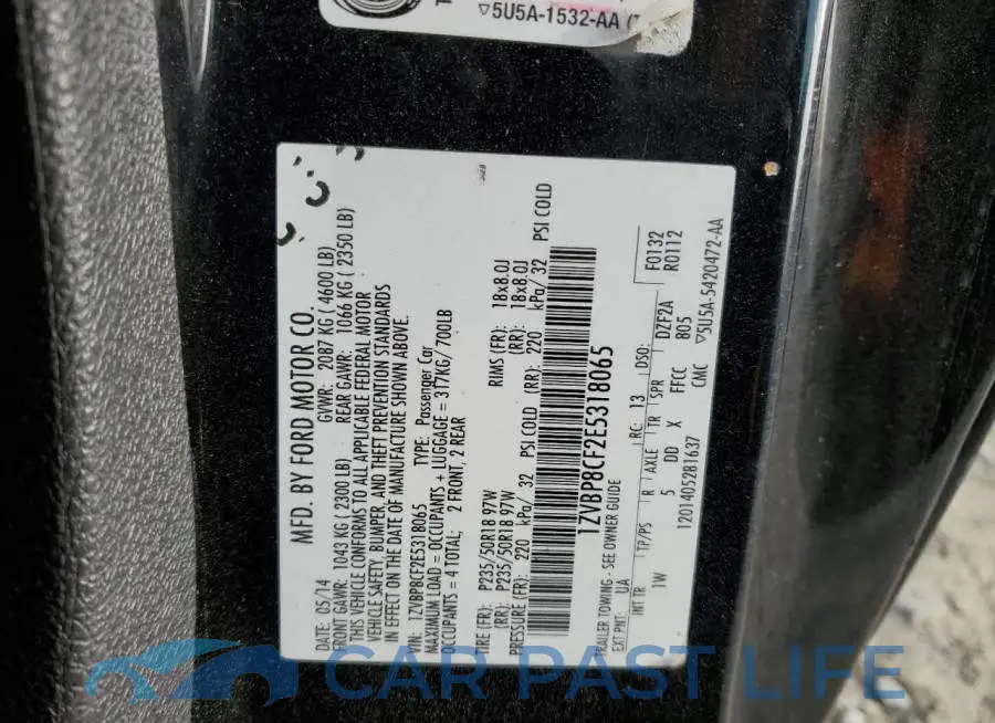 1ZVBP8CF2E5318065# 12