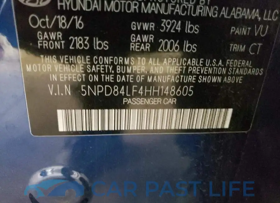 5NPD84LF4HH148605# 13