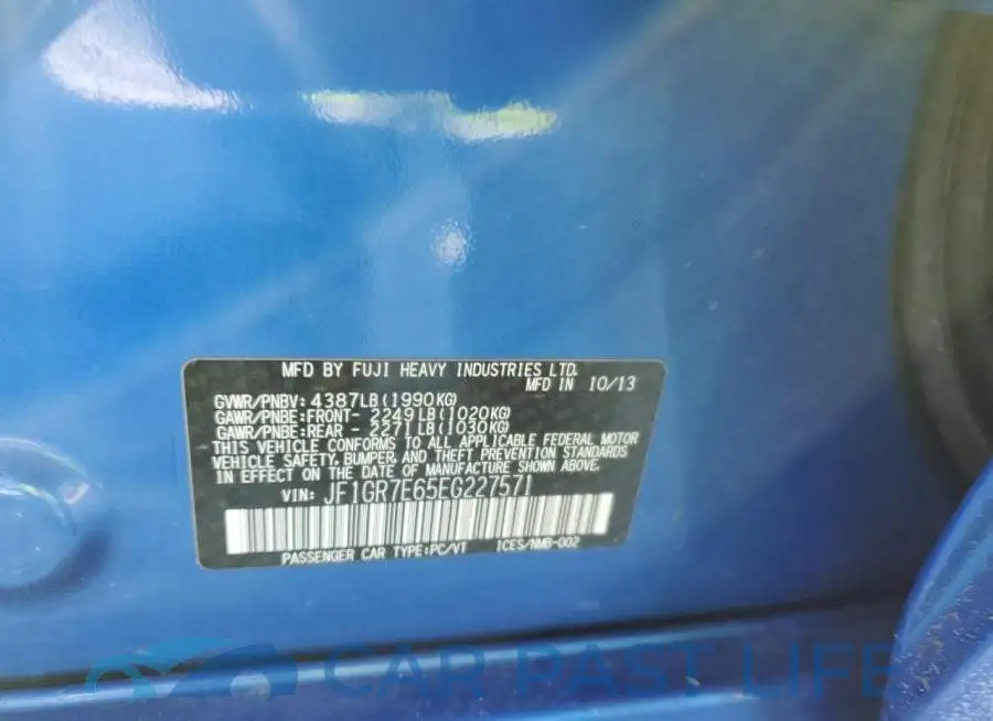 JF1GR7E65EG227571# 12