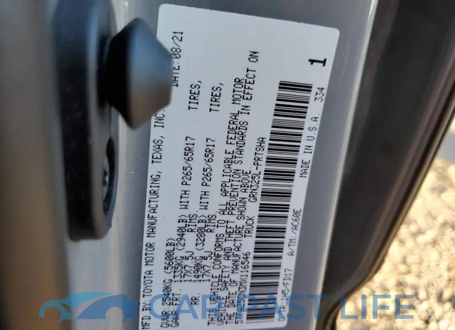 5TFAZ5CN3MX116546# 12